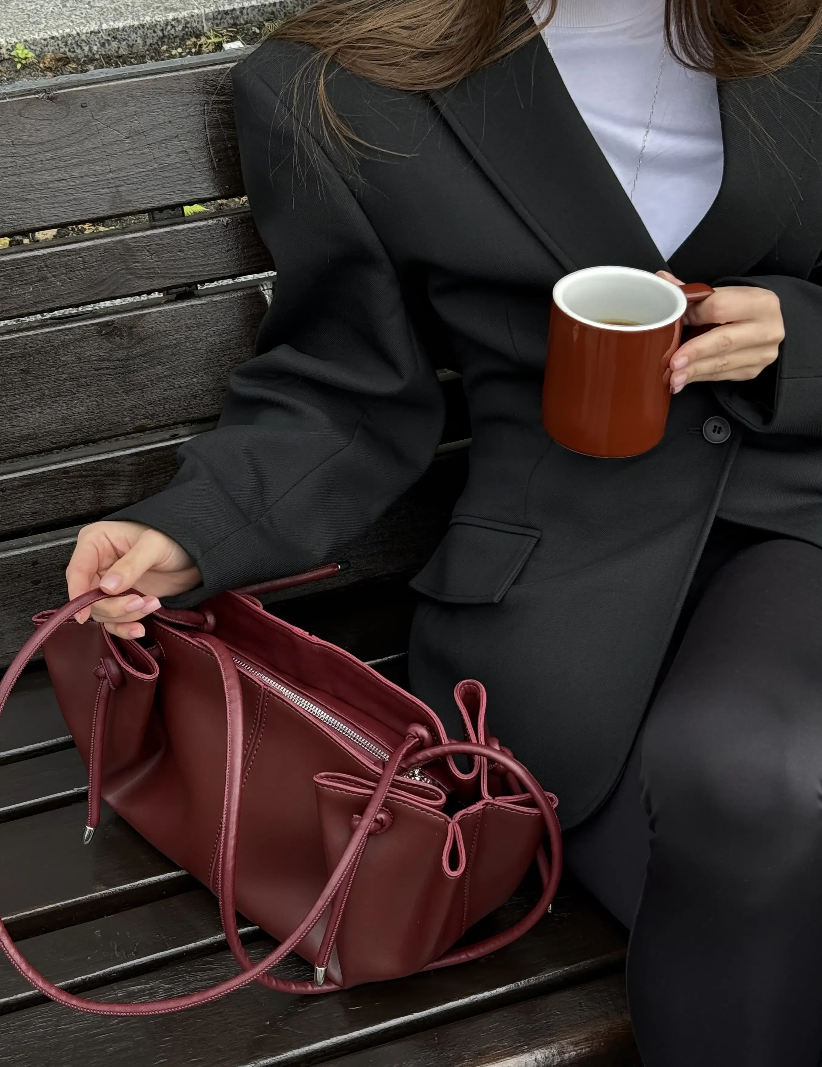 TULIP BAG NEW BURGUNDY